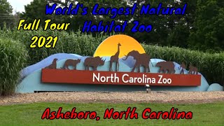 North Carolina Zoo Full Tour  Asheboro North Carolina [upl. by Nhguavoj]