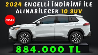 Engelli İndirimi Ötv Muafiyeti ile Alınabilecek 10 Suv [upl. by Gardia]