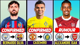 NEW CONFIRMED TRANSFERS amp RUMOURS 2024 ✅🔥Ivan Toney Florian Wirtz Isak Bernardo Silva🔥 [upl. by Dnalsor]