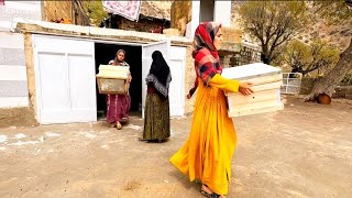 Caring For Bees and preparing the Beehives Bakhtiari Nomads of IRAN [upl. by Munson]