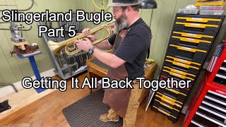 Slingerland Bugle 5 The wrap up band instrument repair Wes Lee Music [upl. by Vyse]