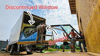 Video 19 Our 25000 Window Door Took A Tumble  Building Our Dream Barndominium [upl. by Flanagan]