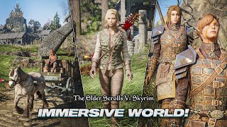 How to Make Skyrim Feel ALIVE 16 Immersion Mods [upl. by Giff]