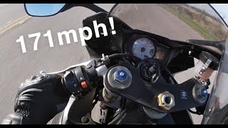 2007 GSXR 600 Top Speed [upl. by Oelgnaed781]