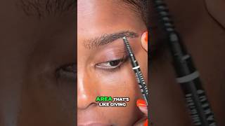 HOW TO SHAPE EYEBROWS DIY BROW SHAPING  BROW GROOMING  EYEBROW TUTORIAL shorts eyebrows brows [upl. by Pammy875]