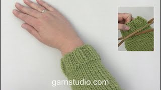 How to extend a knitted sleeve or body [upl. by Kliber]