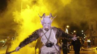 I Krampus  Sfilata a Pozza di Fassa [upl. by Vashti]