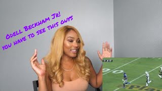 Clueless New football fan reacts to Odell Beckham Jr highlights [upl. by Jasmine665]