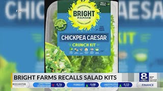 Bright Farms salad kits sold at Wegmans recalled due to potential Listeria contamination [upl. by Lleuqar250]