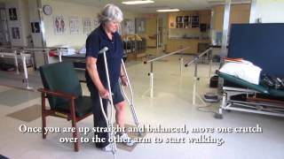 How to use Crutches  Partial Weightbearing [upl. by Tana980]