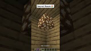 Minecraft Secret Room🤫 shorts [upl. by Ellessig]