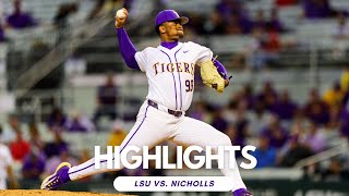 LSU Defeats Nicholls 90 Midweek Matchup [upl. by Krischer]