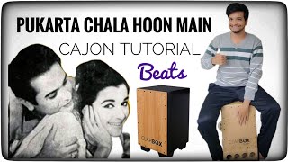 Pukarta Chala Hoon Main  Cajon Tutorial cajon mohammedrafi viral lesson clapbox beats music [upl. by Airual]