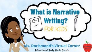 ✏️ What is Narrative Writing  Narrative Writing for Kids 1st amp 2nd Grade [upl. by Enneyehc]