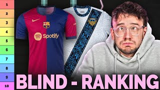 TIERLIST aber blind Wir ranken internationale Trikots 202425 STREAM HIGHLIGHT [upl. by Ivets]