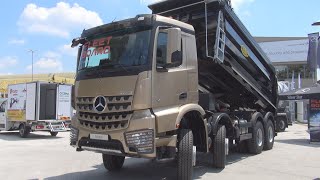 MercedesBenz Arocs 4145 K 8x4 Meiller Tipper Truck 2022 Exterior and Interior [upl. by Airdnat]