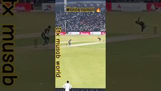 winningmoment pakvsnz amir celebration cricketlover itxMusabworld like comment subscribe [upl. by Ruvolo]