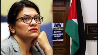 Congresswoman Rashida Tlaib Gets SLAMMED For Statement Palestinian Flag [upl. by Rolyab]