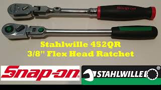 Stahlwille 38 Locking Flex Head Ratchet Slim Profile Ft Snapon Made in Germany [upl. by Frederigo]