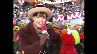 Elmo Interview Sesame Street Float Sings Rubber Ducky Macys 1997 Thanksgiving Parade [upl. by Ymot838]