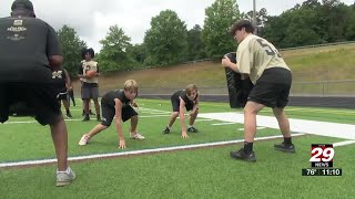 Monticello HS Football Camp [upl. by Aynuat668]