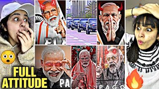 Pakistani Reaction On Indian PM Narendra Modi Full Attitude Videos😈🔥 Indian PM Modi Angry Moments😠 [upl. by Atinrev]