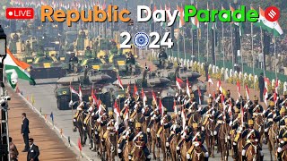 Republic Day Parade 2024 India Celebrates 75th Republic Day  26 January Parade [upl. by Ieluuk595]