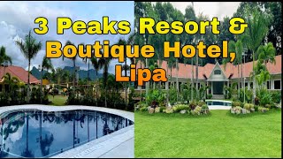 3 Peaks Resort amp Boutique Hotel Lipa City [upl. by Ahsatel342]