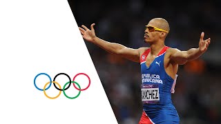 Felix Sanchez Wins 400m Hurdles Gold  London 2012 Olympics [upl. by Llerol]