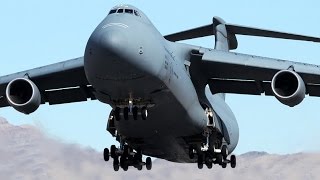 MASSIVE Lockheed C5 Galaxy Departure  US Air Force [upl. by Wagner]