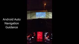 RSNAV Android 60 for Audi with HUD projector and Android Auto [upl. by Swithbert]