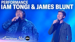 Iam Tongi amp James Blunt Super Emotional Duet of quotMonstersquot Makes Idol History  American Idol 2023 [upl. by Ynaffital]