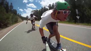 Downhill longboard Madrid Road [upl. by Alrad]