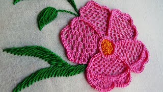 Hand Embroidery Lace Embroidery [upl. by Sayres280]