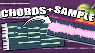 HOW TO ADD CHORDS TO SAMPLES AND LOOPS  FL STUDIO MUSIC THEORY TUTORIAL 2023 [upl. by Yrffej]