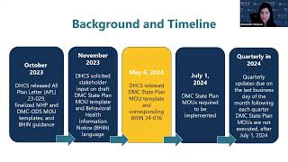 Drug MediCal State Plan Memoranda of Understanding MOU With MediCal MCP Informational Webinar [upl. by Airdnat]