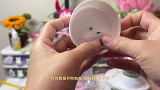 DIY Pipe Cleaner Carnation Crystal Ball Night Light  Hướng Dẫn Làm Đèn Ngủ Hoa Cẩm Chướng Kẽm Nhung [upl. by Negaem]