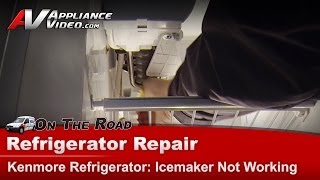 Kenmore Refrigerator Repair  Icemaker Not Working  Ice Maker Kit [upl. by Belsky]