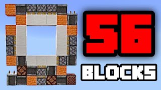 【Minecraft Java】Fastest Smallest 3×3 Piston Door［Tutorial］ [upl. by Leftwich]