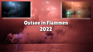 Ostsee in Flammen 2022  Feuerwerk in Grömitz 4K [upl. by Anaiv]