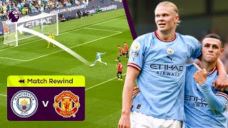 Haaland amp Foden SCORE A HATTRICK  Man City 63 Man Utd  Premier League Highlights [upl. by Neeli]