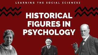 Historical Figures in Psychology Wundt James Calkins Watson Dix Freud Pavlov Piaget amp More [upl. by Dazhehs]