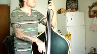 Rancid  Time Bomb Upright bass Cover [upl. by Cheke]