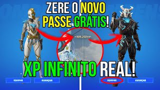 MELHOR mapa de XP INFINITO REAL na NOVA TEMPORADA RAIZ do Fortnite PARA ZERAR O PASSE RÁPIDO no AFK [upl. by Adnaw]