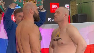 Alen Babic vs Lukasz Rozanski • FULL WEIGHIN amp FINAL FACEOFF • Sky Sports Boxing [upl. by Qiratla724]