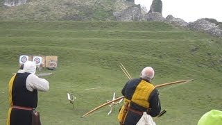 Medieval crossbow vs Longbow [upl. by Hewie]