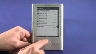 Sony Reader Touch Edition PRS 600 Video Review [upl. by Garek34]