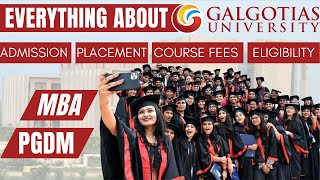 Galgotias University MBA Admission  Admission Procedure  Placement  Fee Structure [upl. by Amalle537]