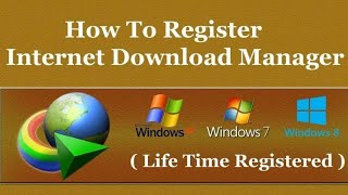 How to register IDM free without serial key for lifetime Free IDM serial number for Registration [upl. by Caassi]