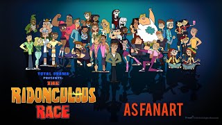 Total Drama Ridonculous Race Characters as an Fanart [upl. by Knuth]